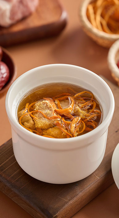 经典虫草花瘦肉炖盅